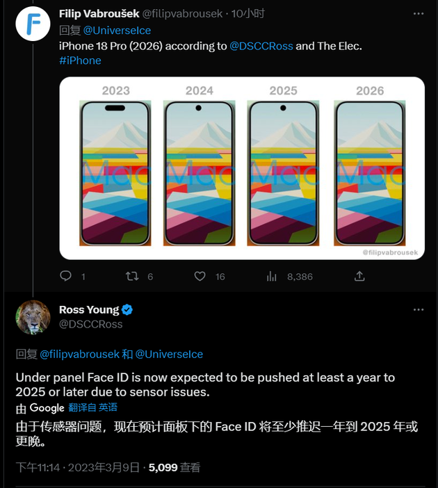 万全苹果手机维修分享:屏下Face ID有什么优势？iPhone何时会有屏下Face ID？ 