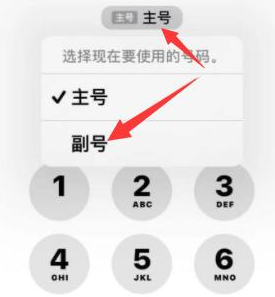 万全苹果14维修店分享iPhone 14 Pro Max使用副卡打电话的方法 